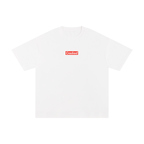 "CRACKED" WHITE T SHIRT