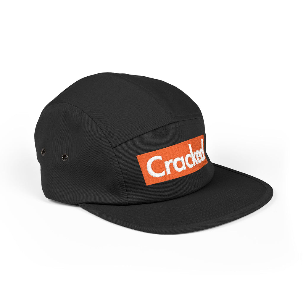 5-Panel Cap — Embroidered "Cracked" Patch